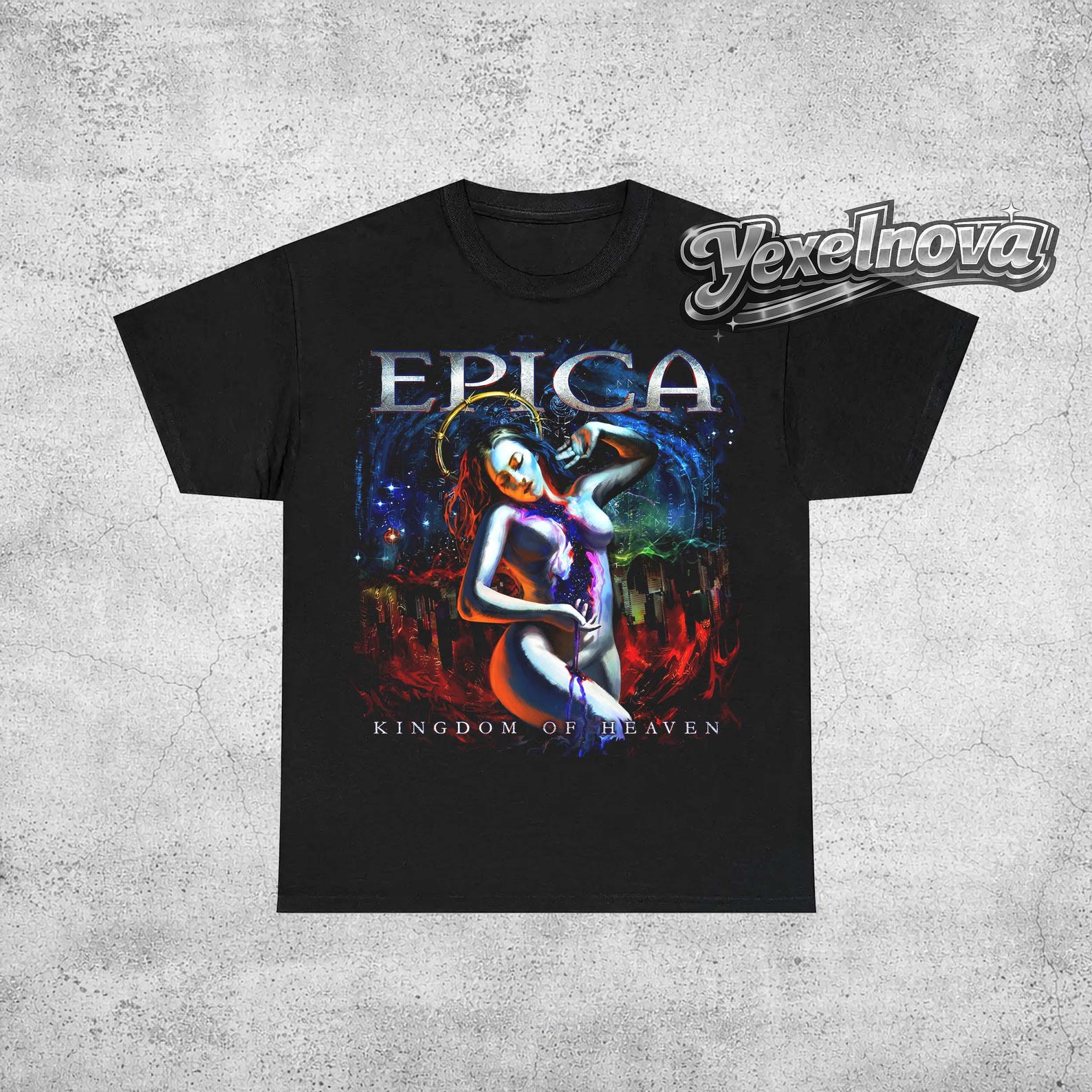 Epica Kingdom of Heaven Metal Band T-Shirt – Unisex Rocker Apparel L