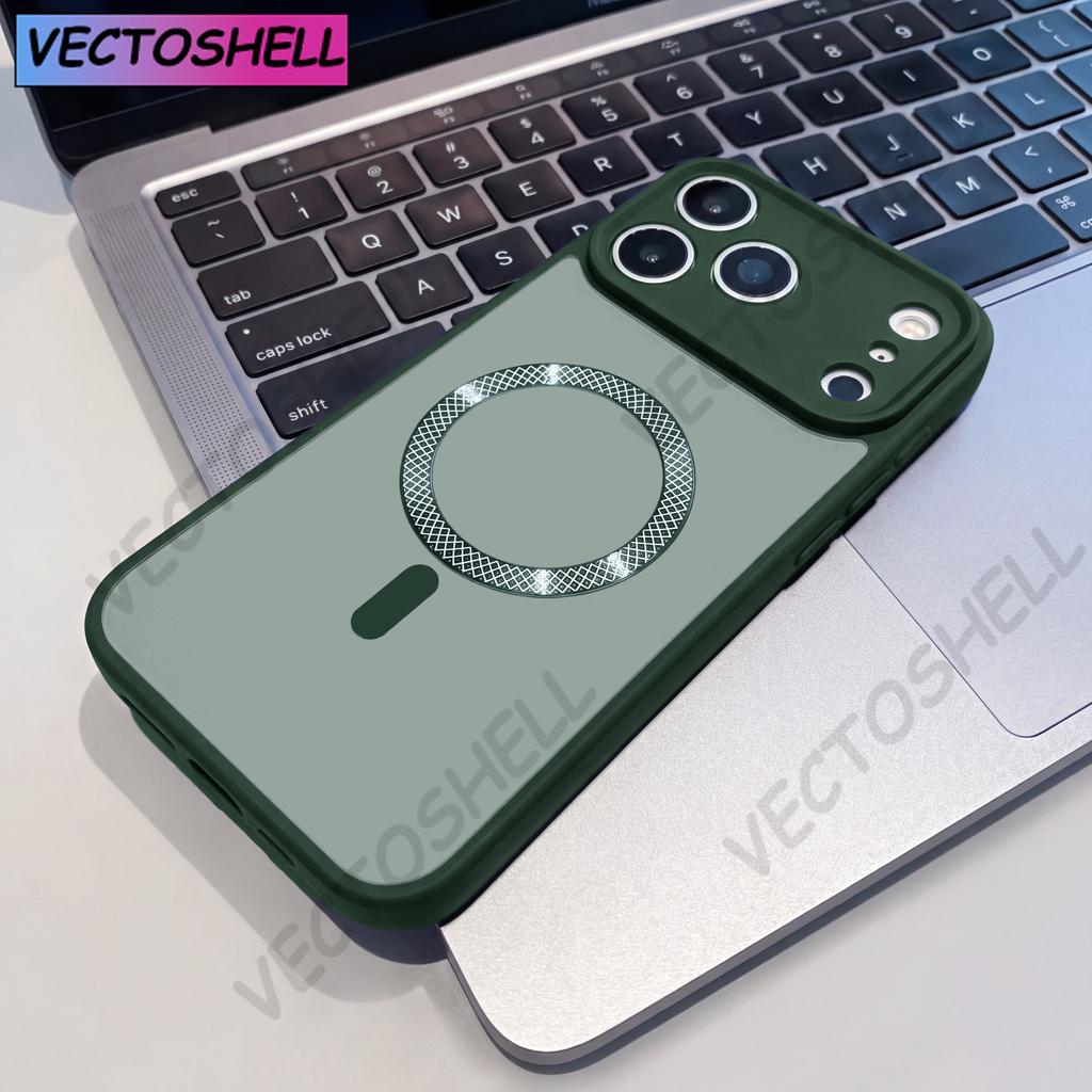 For iPhone17 ProMax Matte Magnetic Phone Case Fashionable ins-Style Cover For iPhone 17 16 15 14 Plus 13 12 11 Pro Max Cases