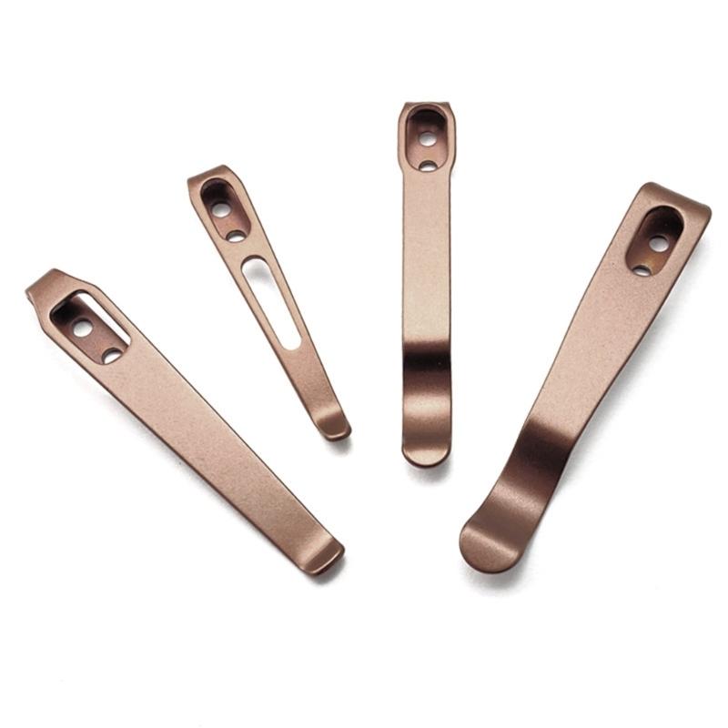 Lightweight Stainless Steel Pocket Clip Tool Retentions System Secures Belt Clamp Attachment Rustproof Accessories