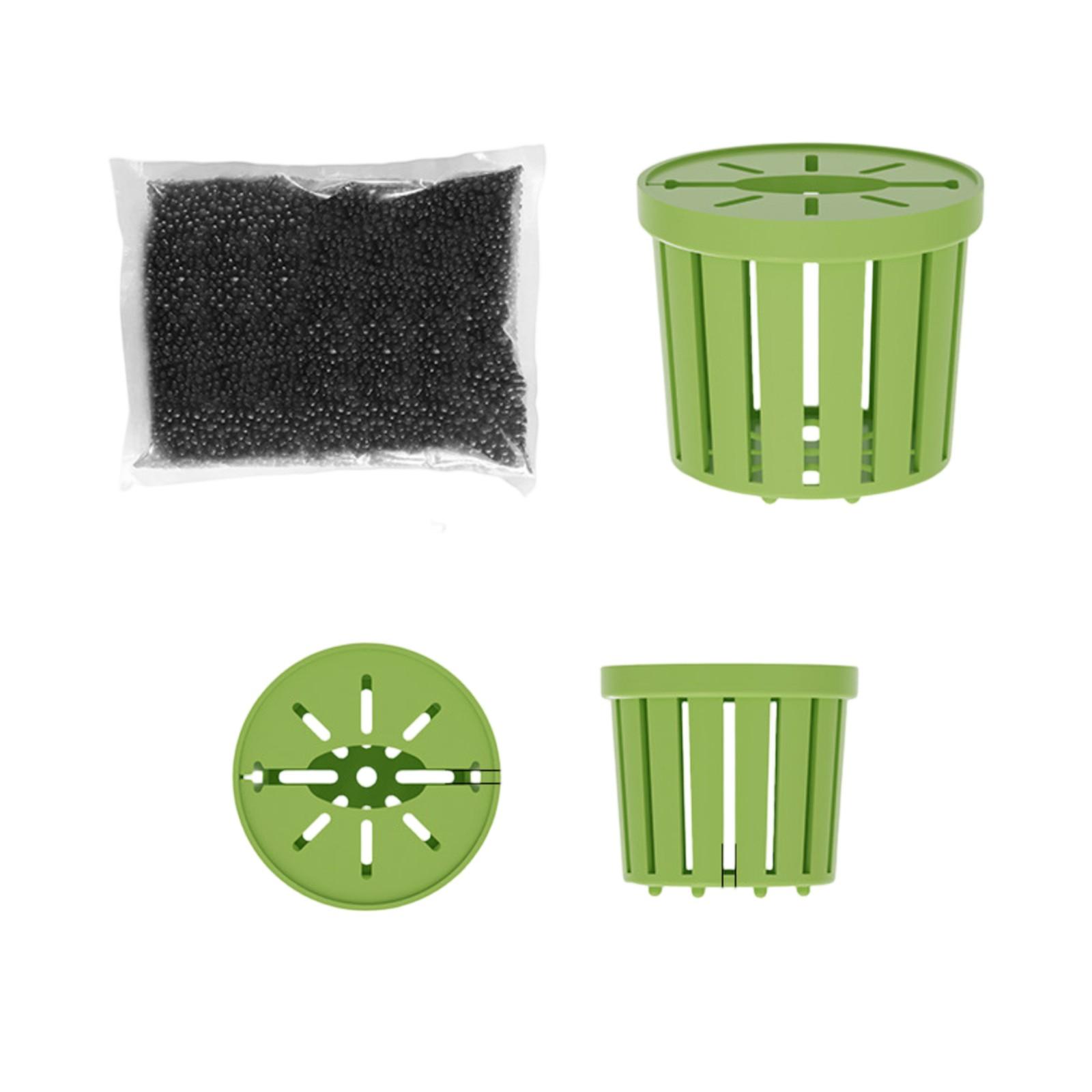 

Корзина для посадки водного грунта, корзина для фиксации водных растений, тонущая корзина, круглая чашка для дна аквариума, фиксация водных растений One Size зелёный