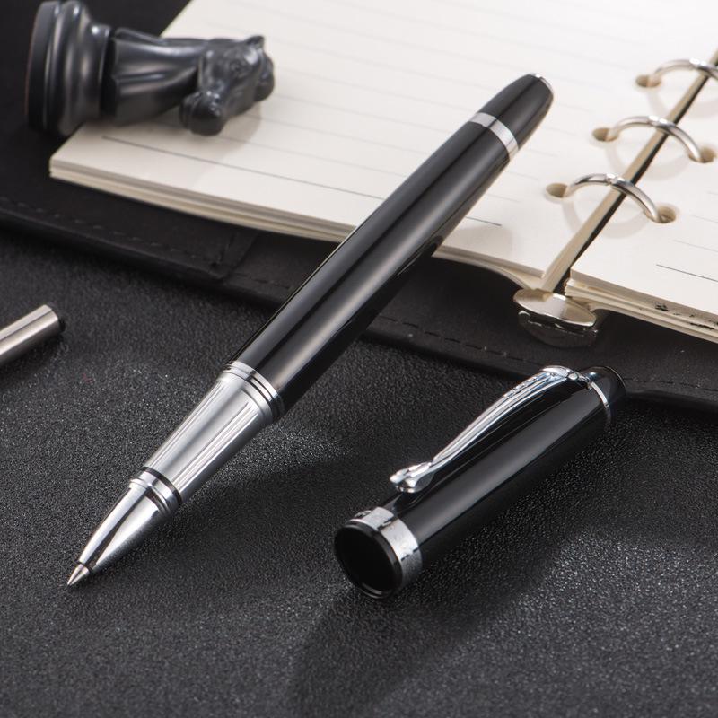 Signature Pen Business Gift Pen Insurance Bank Gift Metal Pen Advertising Gender-Neutral Pen Black Metal Pen
