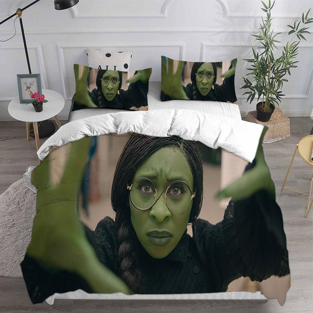 Movie Wicked Witch Bedding Sets Comforter Bed Cover Duvet Cover Pillow Case 2-3 Pieces Sets Bedroom Home Decoration