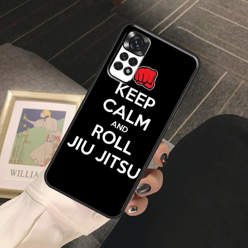 BJJ Brazilian Jiu Jitsu Funda For Xiaomi Redmi Note 13 14 Pro 9 10 11 12 Pro 10S 11S 12S Redmi 13C 10C 12C 14C Case