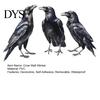 Personalized Home Ornament Halloween Black Crow Wall Stickers, Raven Decals, Removable Room Mural Waterproof PVC Peel And Stick Art Decors for