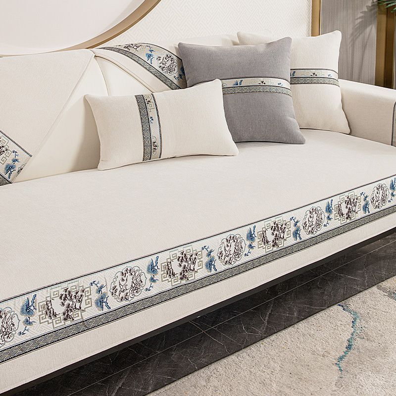Luxury Chinese Style Sofa Covers Solid Chenille Anti-slip Couch Cushion for Living Room Sofas Universal Armchair Slipcover Towel