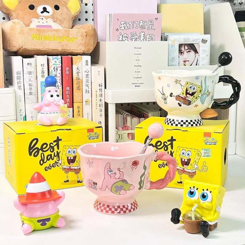 Søt Svampebob Firkant Patrick Stjerne beger keramisk krus av høy verdi for jenters bursdagsgave