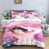 Exquisite Singer E-Eunha Fashion Anime Digital Printing Bedding Set Duvet Cover Comforter Bed Youth Kids Girl Boys Gift741
