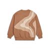 Li Ning Sports Art Casual Loose Pullover Sweatshirt Men Sweatshirt Amber-Brown AWDR165-1