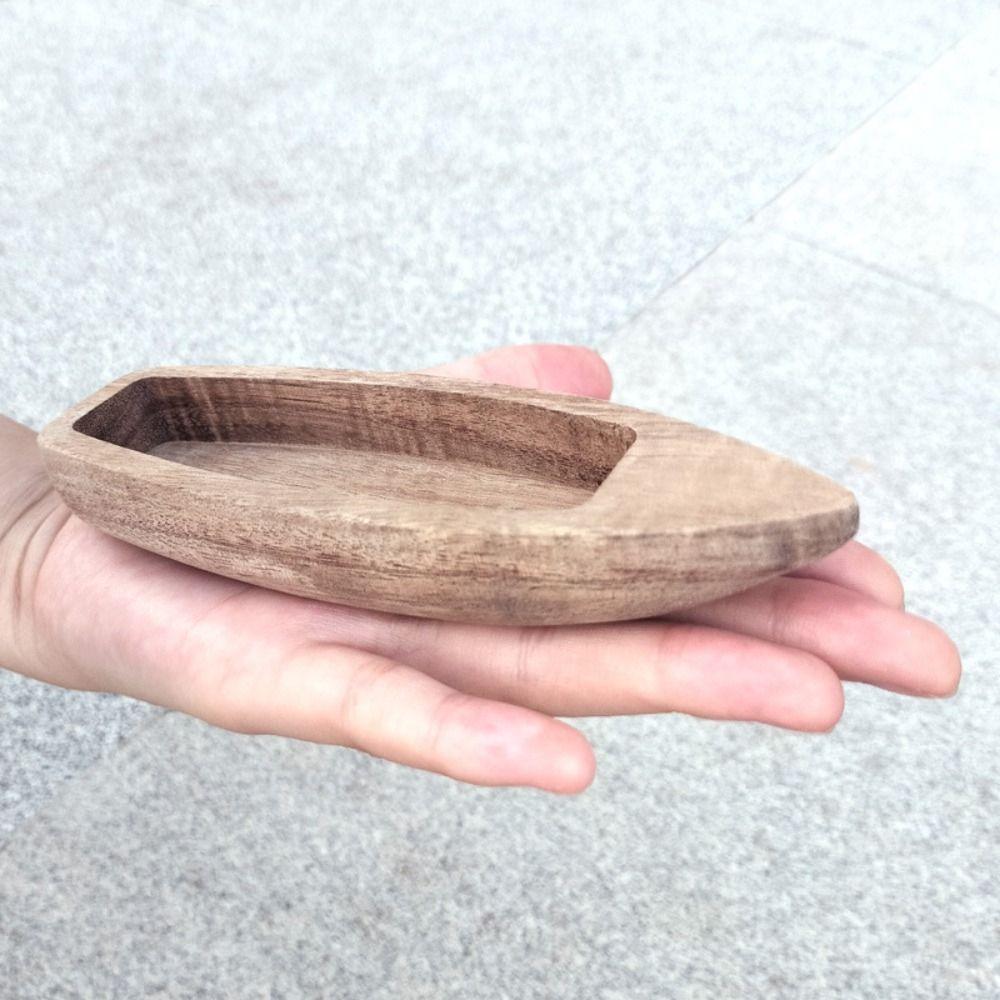 Unfinished Wooden Boat Decor Natural Wooden Boat Model Ornaments  Office Decoration