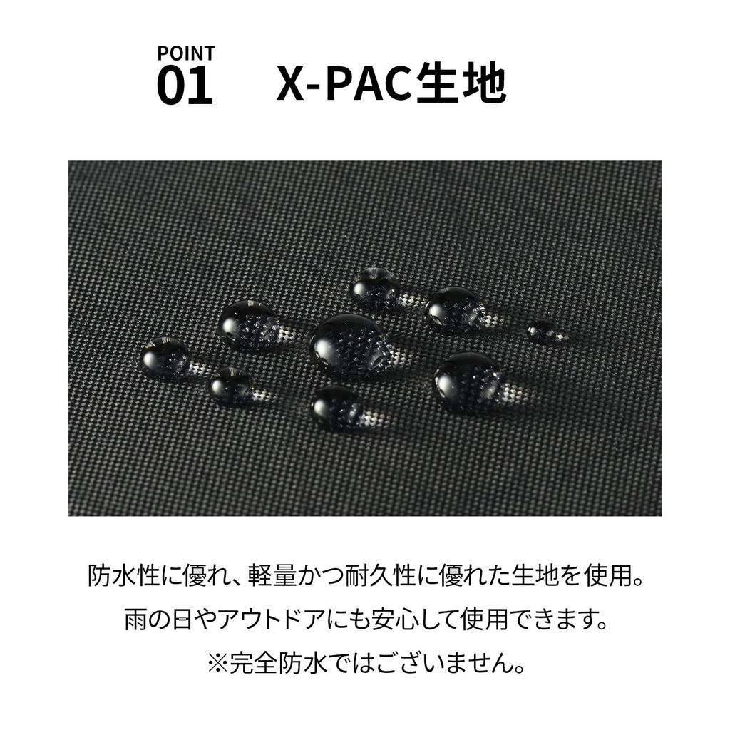 Lagrentis Cross X Body Bag 5L Tablet High Strength 20063 Black [Acegene] 8.0-inch X-PAC