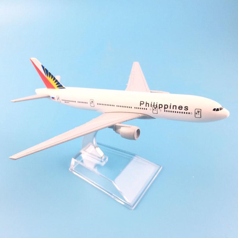 1/400 Scale 16cm Philippines Boeing 777 Aircraft Model Planel Airplane Diecast Metal Planes