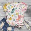 Trendy Cute Fashionable Women's Clothing 3D Animal Fun Printed Casual Short Sleeved T-shirt for Women Shirt