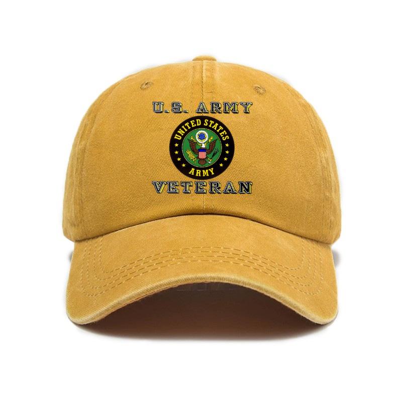Printed Washed Distressed Soft Top Baseball Cap Unisex Sun Visor Baseball Cap