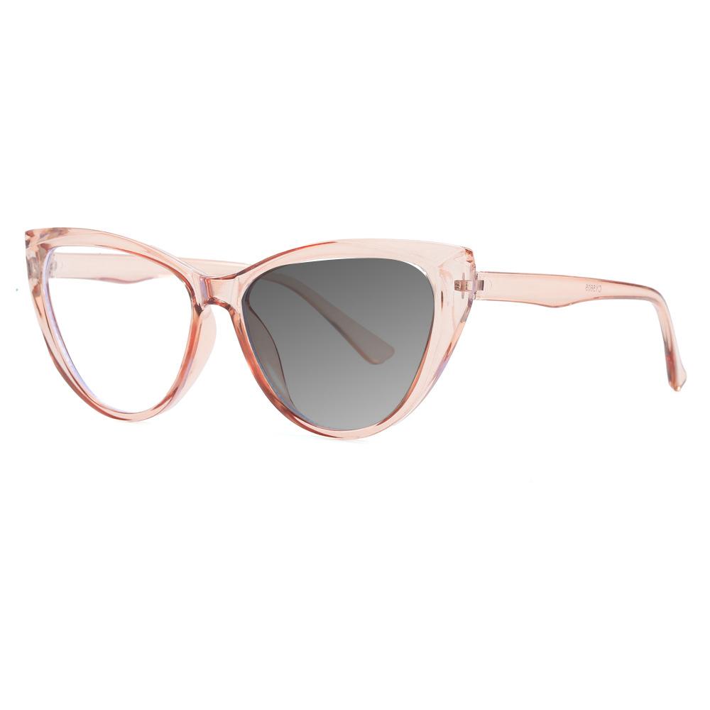 Brand Design Cat Eye Ladies Elegant Frame Anti-Blue Light Europe And The United States Trend Spectacle Farsightedness Glasses