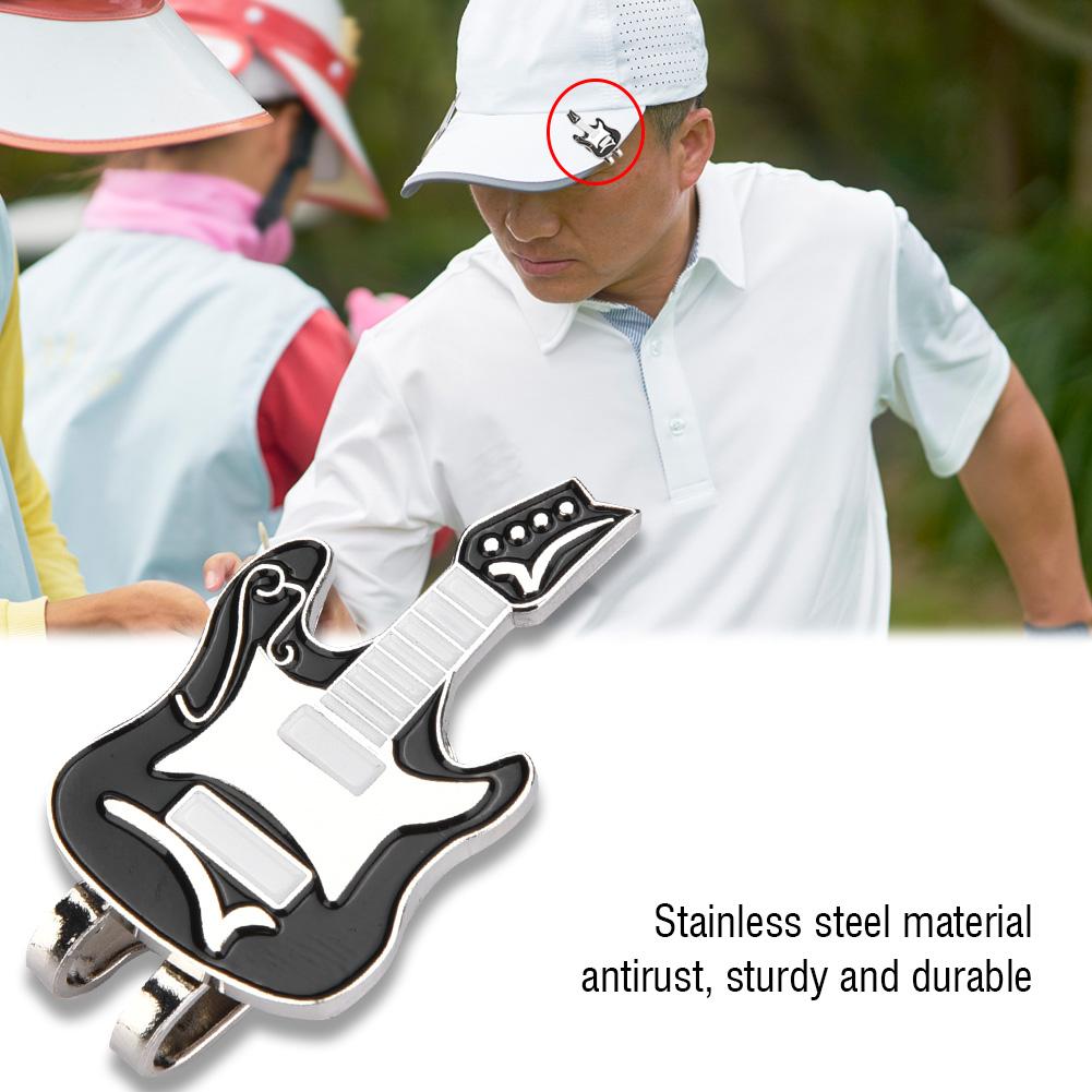 Durable Metal Golf Mini Magnetic Ball Marker Golfer Hat Visor Clip Accessory