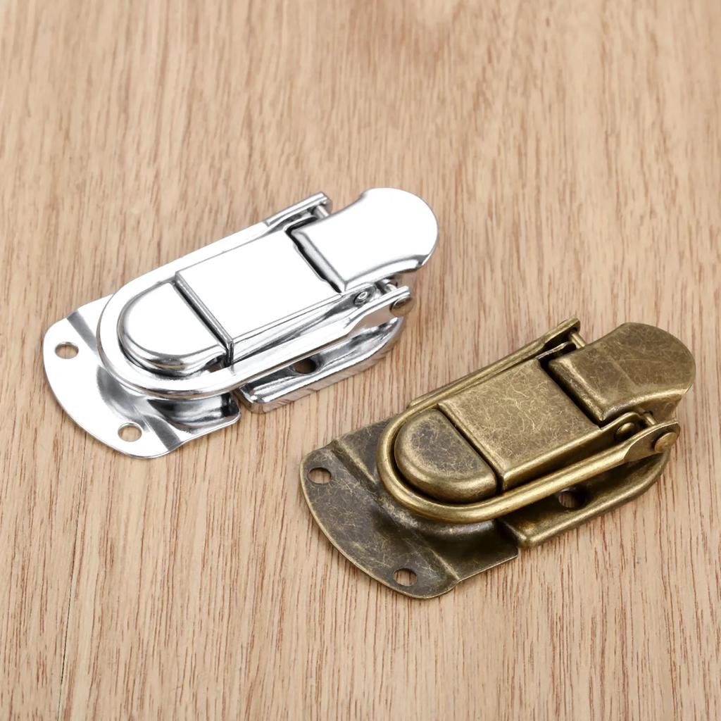 1pc Toggle Latch Clasp W/screws Vintage Zinc Alloy Lock Wooden Box Jewelry Wine Gift Case Antique Bronze/Silver 67mmx34mm Buckle