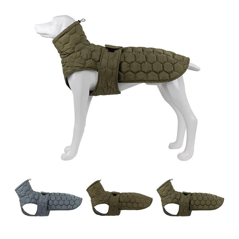 Warm Clothes For Dogs In Winter Dog Down Jacket Padded Clothes Pet Supplies Suitable Small Medium Large Dog Outdoor Warm Clothes