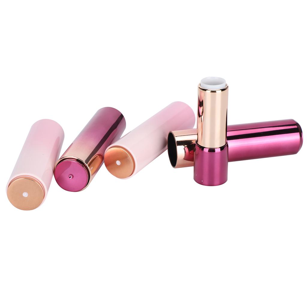 4pcs Lipstick Tube DIY Empty Lip Gloss Lipstick Lip Balm Cosmetic Containers Tube