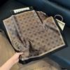 New silk scarf women's fashion versatile high-end small square scarf Korean version neck protection scarf spring and autumn retro scarf binding bag