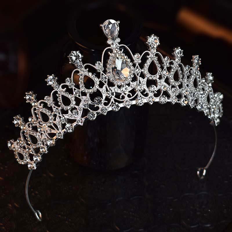 Европейские и американские свадебные короны  Красочные хрустальные украшения для волос Короны принцессы на день рождения  Макияж  Аксессуары для церемонии награждения и выступления