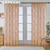 1PC NAPEARL 10% Blackout Fashion Versatile Tulle Personalized Floral Jacquard Sheer Curtain for Kitchen Living Room Bedroom Window Home Decor