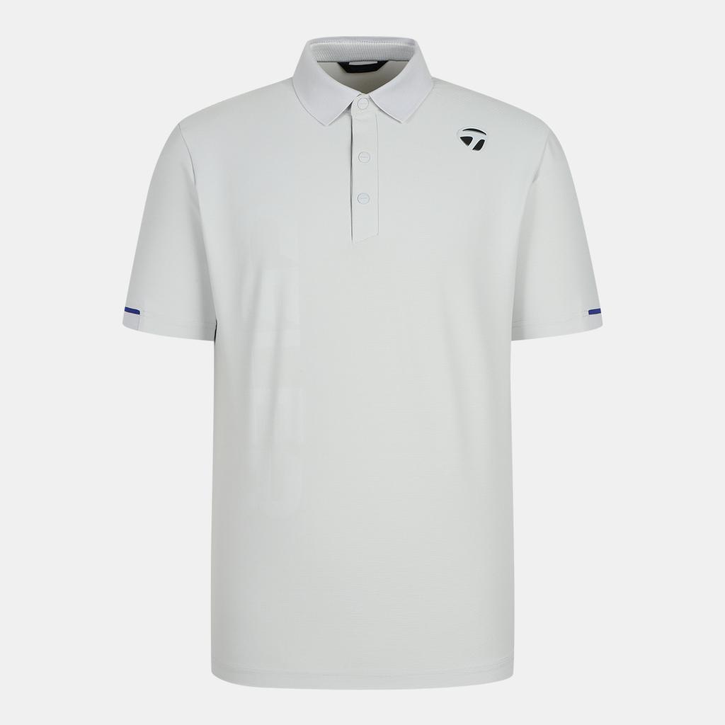 TAYLORMADE APPAREL 26Ss Men'S Metal Logo Collar Short Sleeve T-Shirt T8031T62142-196