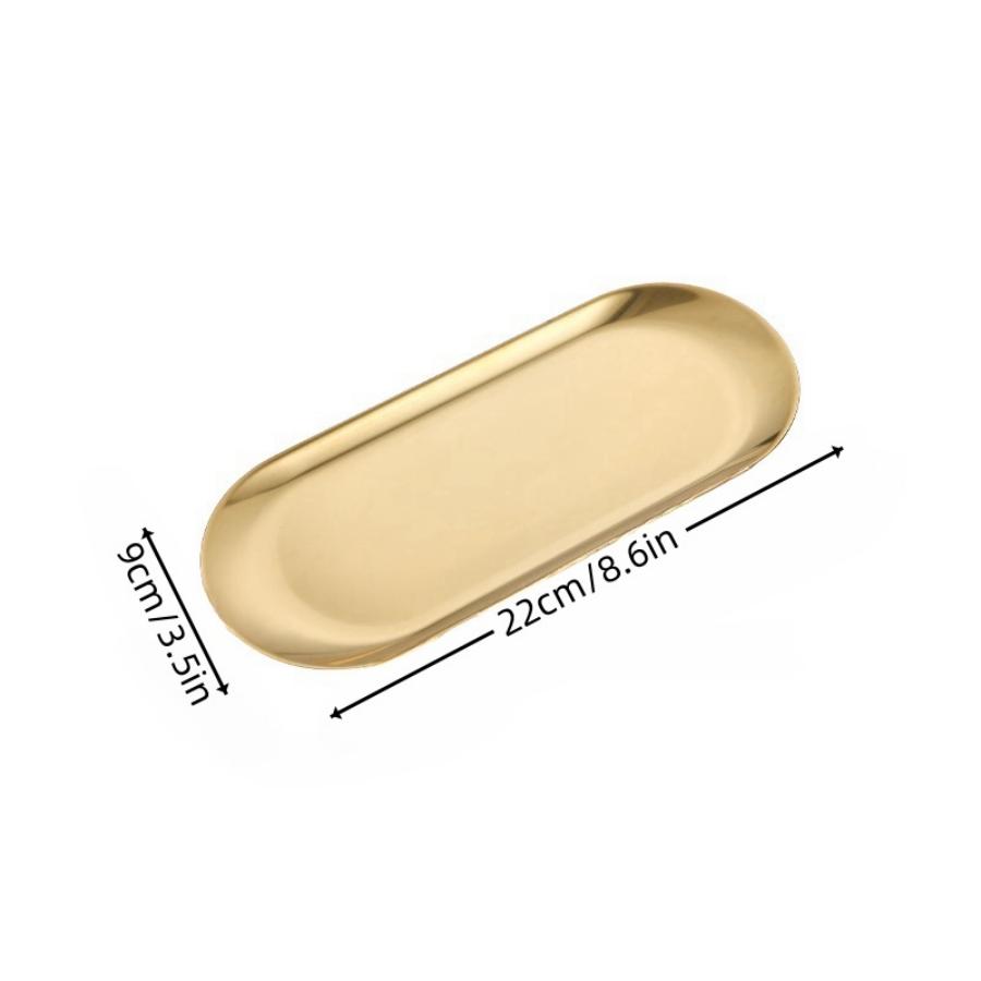 New Style Korean Stainless Steel Dish Plate Good Quality Gold Silver Tray Dish BBQ Dishes Commercial Use