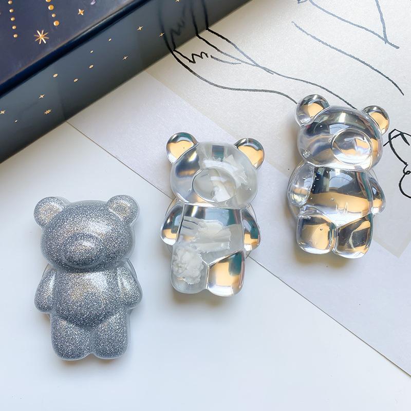 Mirror Bear Mobile Phone Airbag Bracket Paste Type Retractable Niche Simple Back Stick Desktop Support