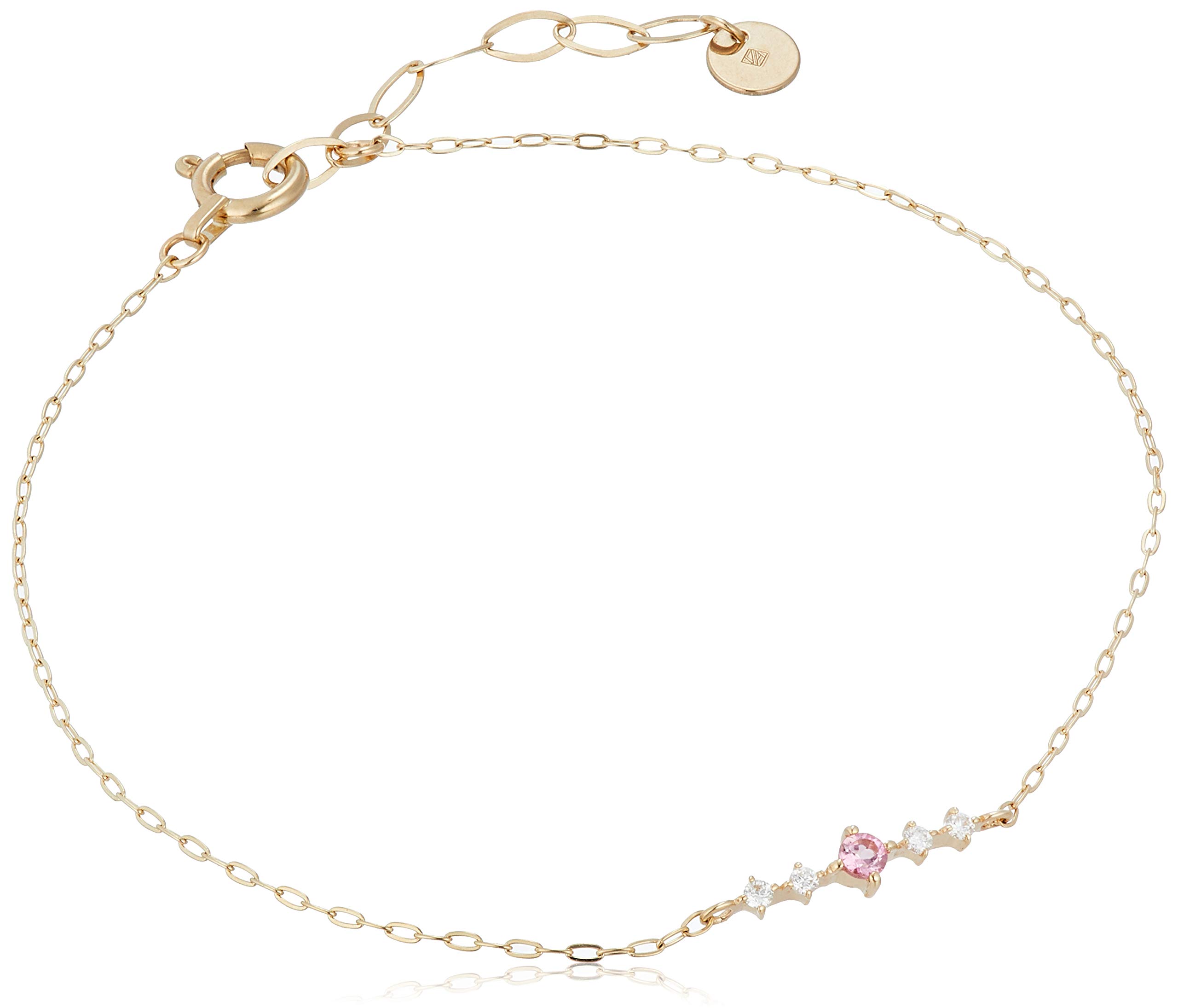 

Vendome Bracelet K10 Yellow Gold Diamond Pink Tourmaline GJVB0088LSTP [Official] [VIH Aoyama]