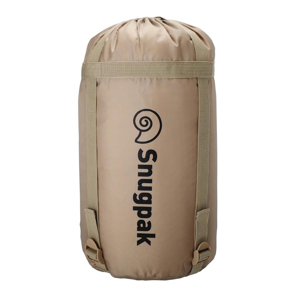 Snugpak Compression Sack, Medium, Desert Tan, for Sleeping Bags, Clothing Storage, Travel, Camping, SP11721DT (Official Japanese Product)