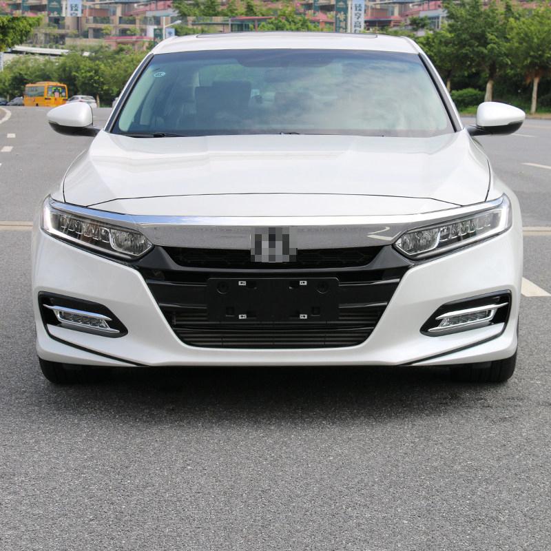 For Honda Accord 10th 2018    ABS Carbon Car Styling Front Fog Light Lamp Decoration Cover Trim Frame Sticker Strip