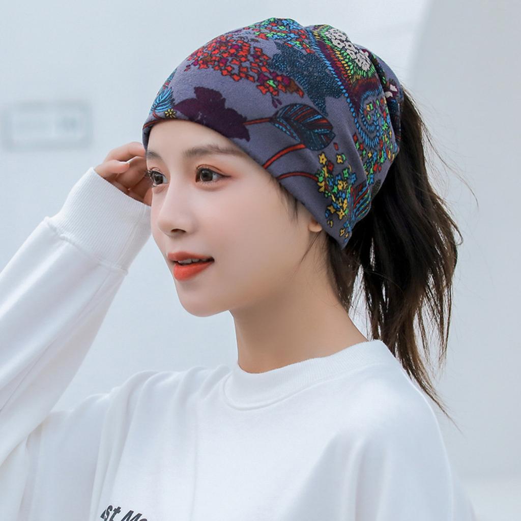 Women's Warm Dual-use Pullover Sports Hat Casual Ear Cap