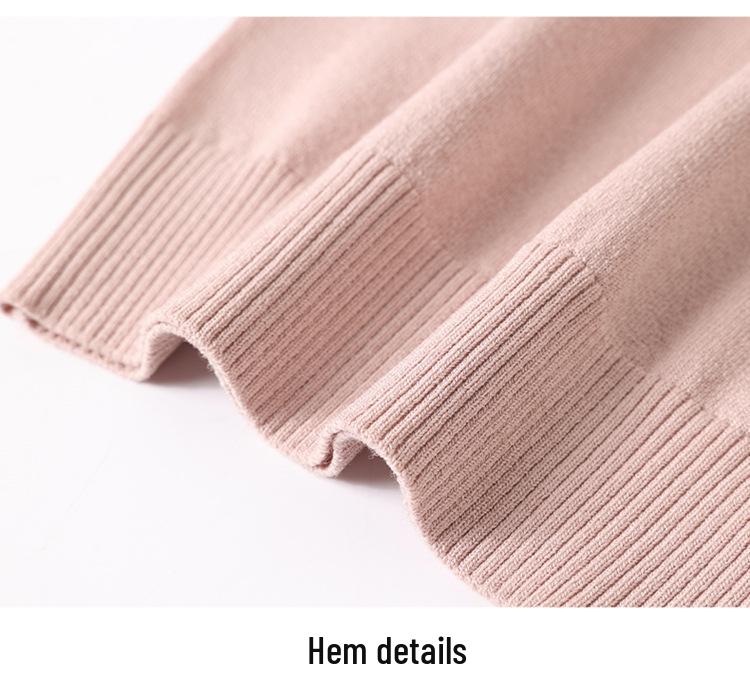 Mom's 2026 Spring Gauze Sleeve Knit Top Set for Middle-Aged & Elderly Women