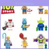 Disney Toy Story Buzz Lightyear Woody Mini Conjunto de Blocos de Construção Brinquedos Educativos para Crianças