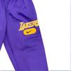 Nike Casual Pants For Kids With Letter Patch Embroidery Loose Breathable Cuffed Kids Bottoms Purple HF7607-504