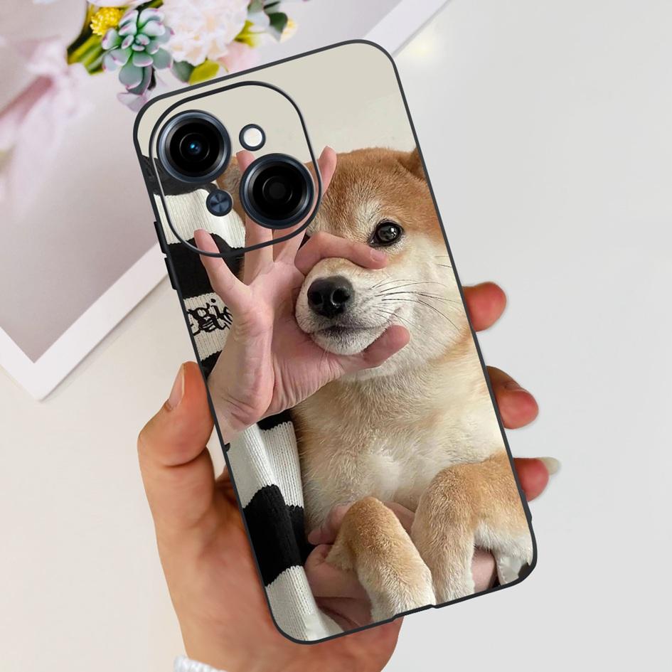 For Phone Case Tecno Spark Go 1 Cover 2024 Popular Flower Soft Silicone Back Protective Cover For Tecno Spark Go 2025 Pop 9 Etui