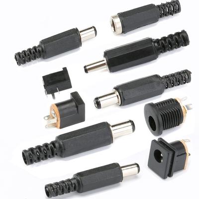 10 buc Conectori DC 5.5x2.1mm 3.5x1.3mm 2.1 2.5 Mufă Alimentare DC Tată Mamă Jack Soclu Piuliță Montare Panou Conector Adaptor Alimentare DC