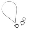 Musiin Guitar Pick Holder Necklace compatible with Fender Dunlop Triangle easy suitable for players of various showcasing your unique musical taste