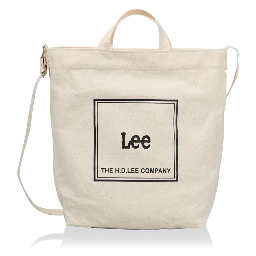 Lee elf Tote Large Perfect for and Town White 2-Way Bag, Medium, Canvas, Lightweight, Capacity, School, Commuting, Leisure, Use, 320-1351,