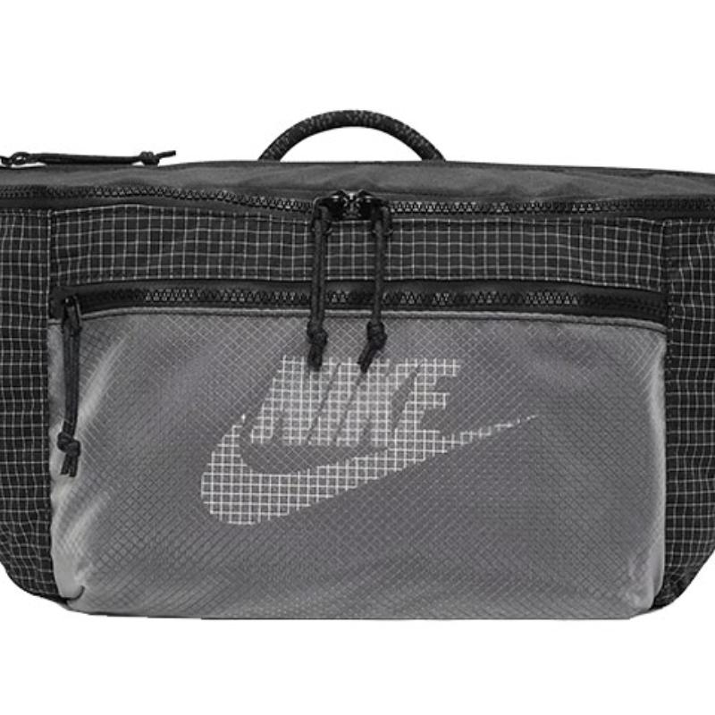 Nike Nylon Shoulder Bag, Fanny Pack Unisex Black Casual CV1411-011