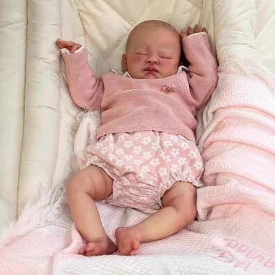 19-Inch August Newborn Reborn Baby Doll