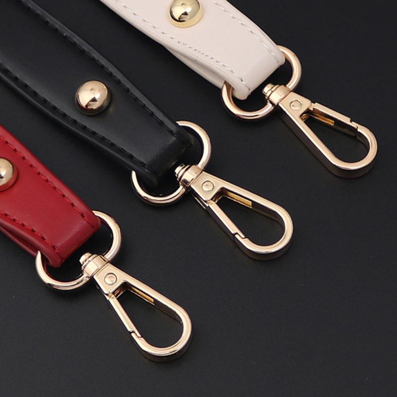 Correas de Cuero PU para Bolso Asa de Bolso Reemplazo Correa Corta de Bolso 27 cm de Longitud 1.3 cm de Ancho con Hebillas de Aleación de Zinc