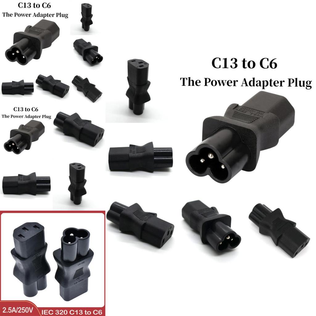 Wa-0102 Meihua Rotary Brand C13 To C6 Power Plug For Internet Cafe Computer Case Pdu Lcd Monitor Modification 250v 10a