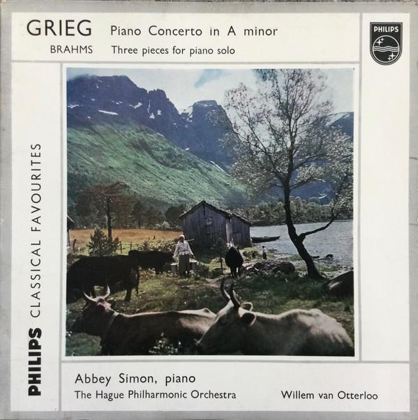 

LP Record EDVARD GRIEG JOHANNES BRAHMS AB Piano Concerto In A Minor Three P GBL5573 Philips 1960 UK Classical Used