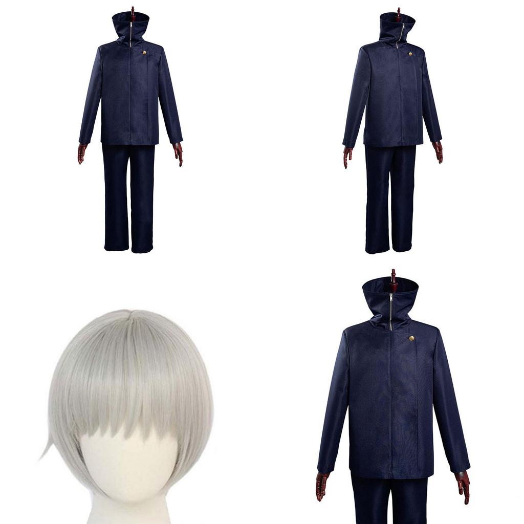 Jujutsu Kaisen Inumaki Toge Cosplay Costume Set With Highquality Wig And Durable Pants For Halloween And Anime Events