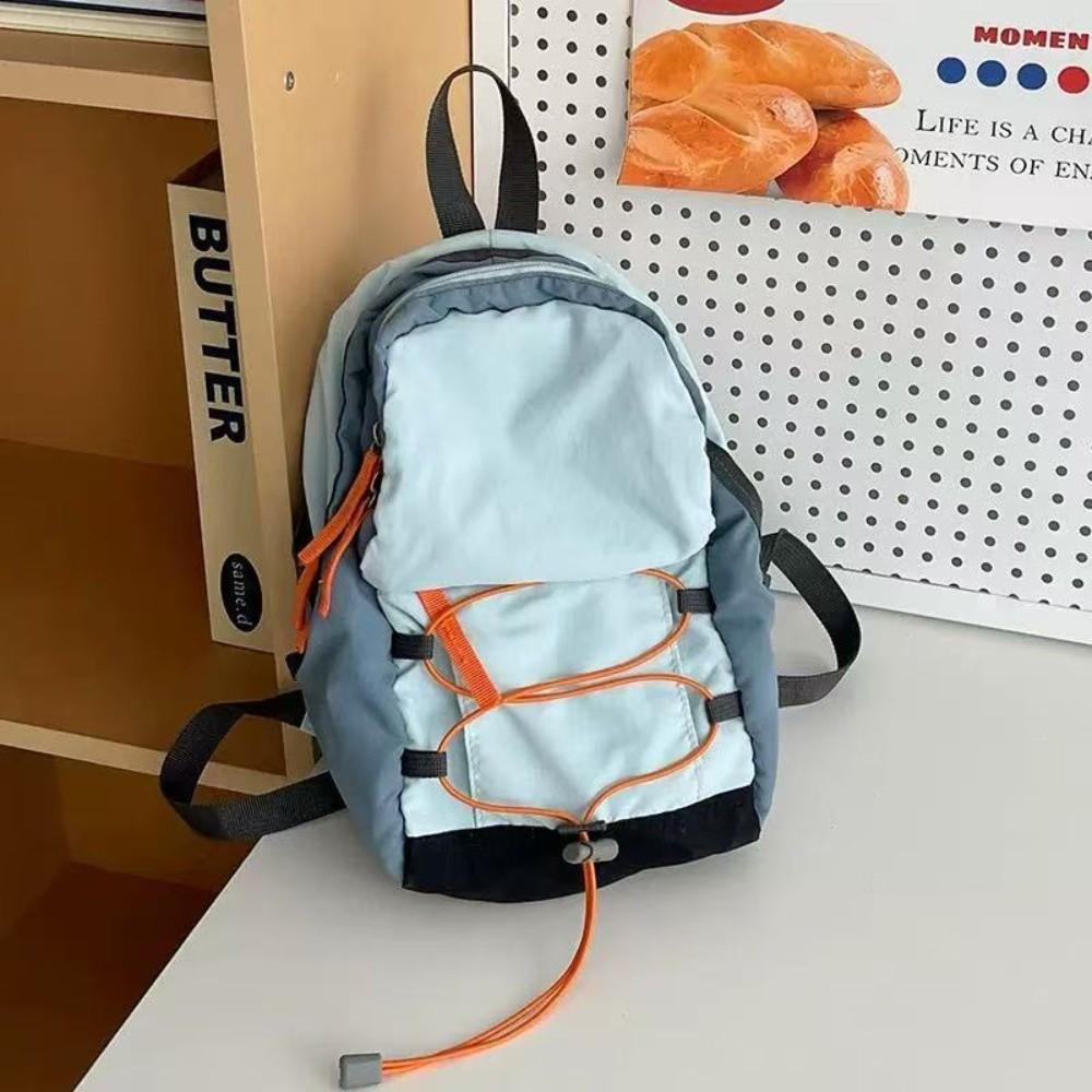 Fashion Lightweight Mini Backpack Portable Multifunctional Shoulder Bag Large Capacity School Bag Outdoor