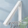 Folding Clothes Hanger Space Saving Clothes Rack Clothes Storage Hanging Rack for Laundry Room Bathroom