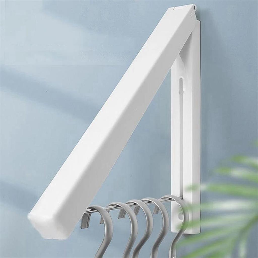 Folding Clothes Hanger Space Saving Clothes Rack Clothes Storage Hanging Rack for Laundry Room Bathroom