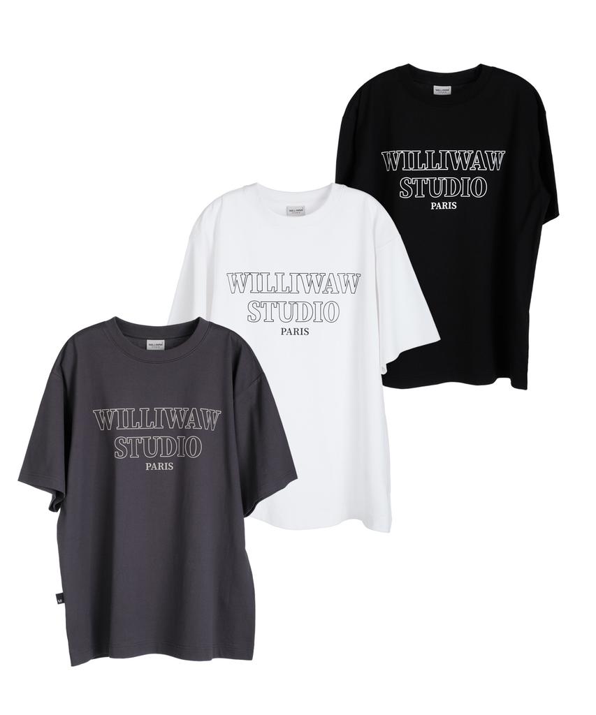 WILLIWAW STUDIO Outline T-Shirt [3 Colors]