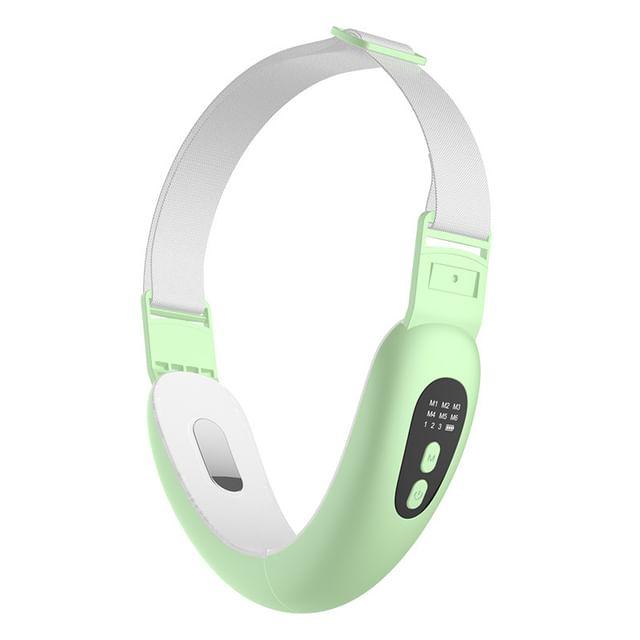 Beautyronics - USB-перезаряжаемая нагреваемая EMS-лента для подтяжки лица Green